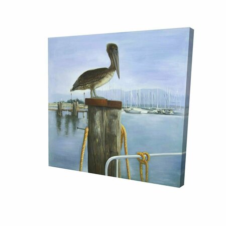 FONDO 16 x 16 in. Pelican-Print on Canvas FO2777827